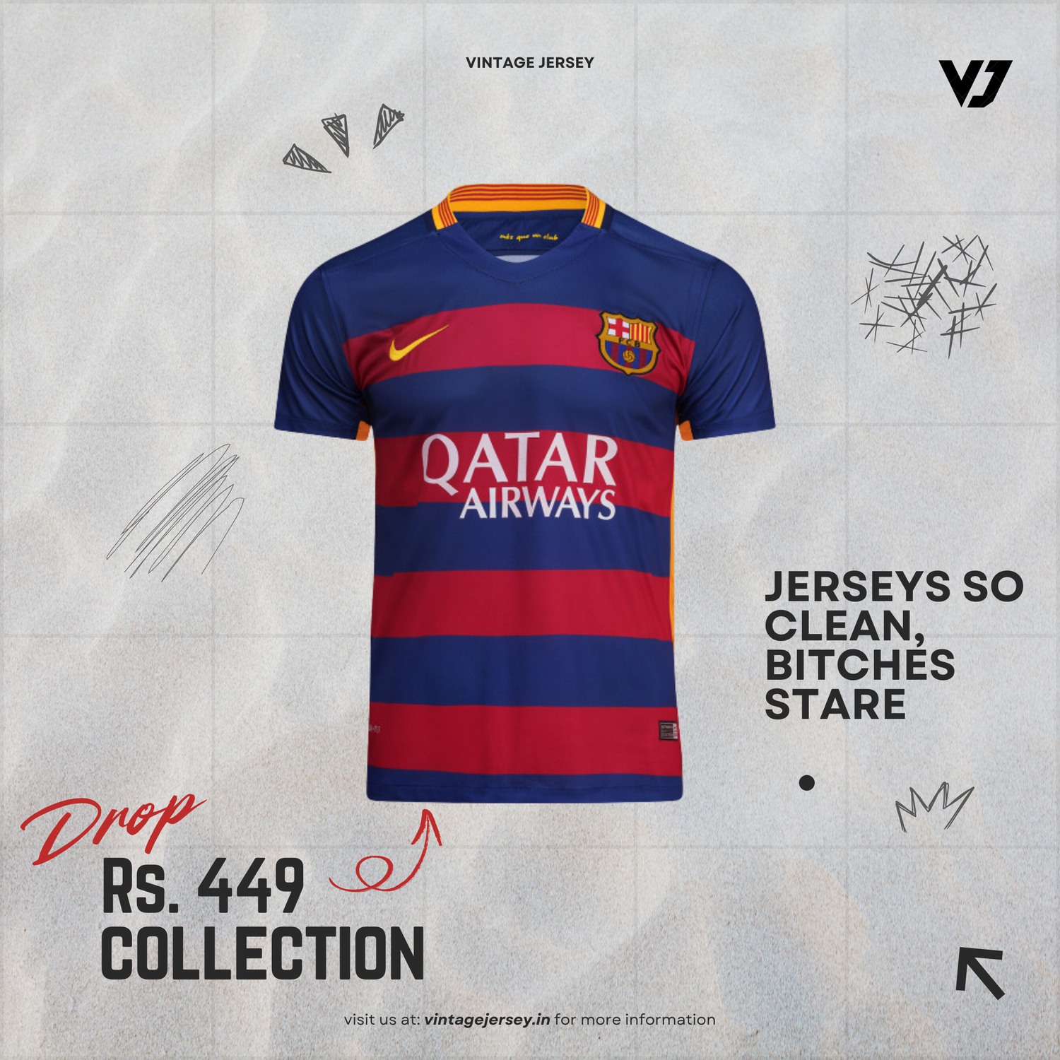 Jerseys at Rs. 449