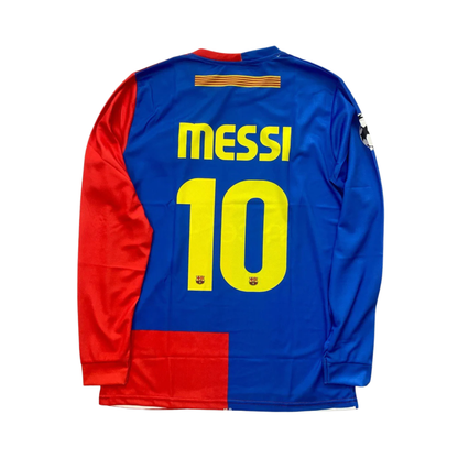 Barcelona 2009 Final Roma UCL Full Sleeve Jersey - Lionel Messi